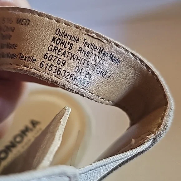 Sonoma Good For Life slingback, wedge sandal - Picture 10 of 10